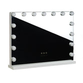 LED veidrodis HOLLYWOOD 58x43 cm – su 3 apšvietimo režimais ir USB jungtimi